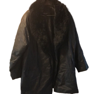Pelle fur collar jacket